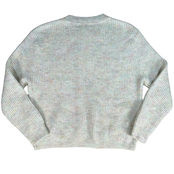 BP size Xs from Nordstrom fuzzy cream marl sweater with rainbow speckles EUC - Picture 10 of 16